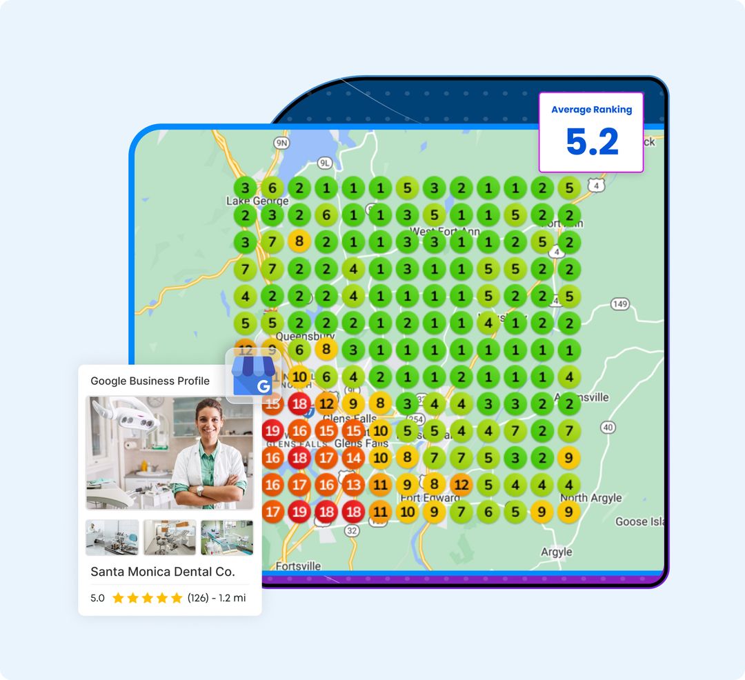 Comparativa de mapas de calor de Google Maps antes y después de la optimización